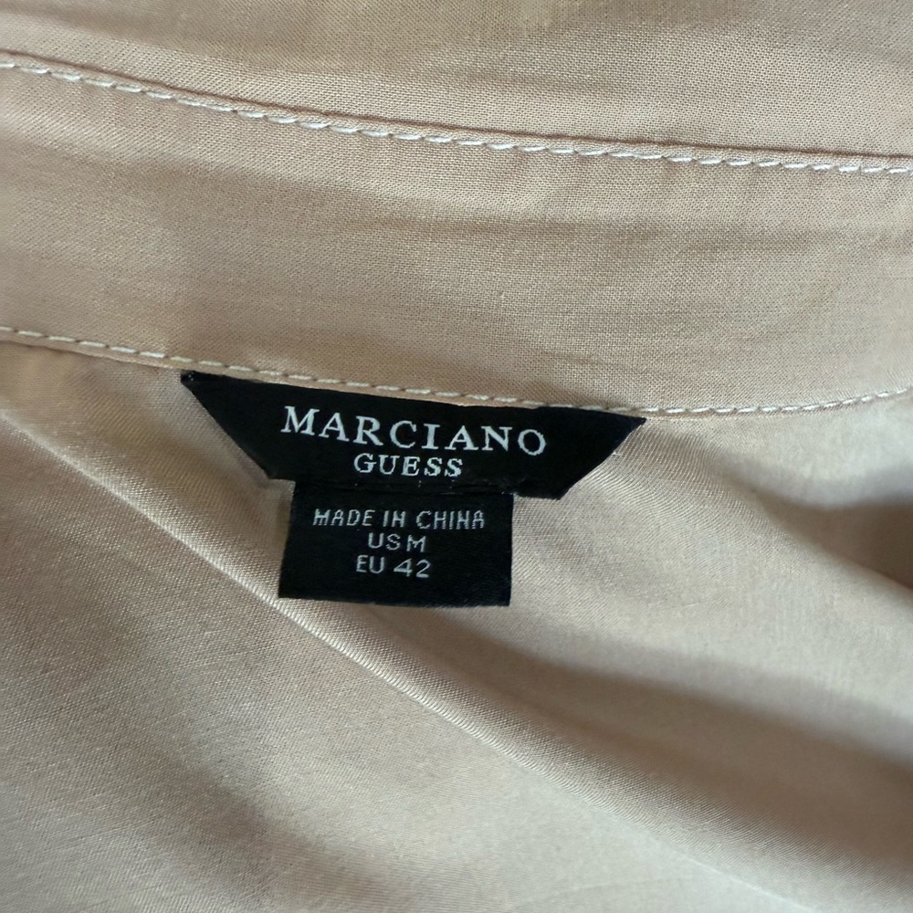 ✨ NWT Marciano by Guess Blush Shirt Dress - Size M✨ - Picture 14 of 16